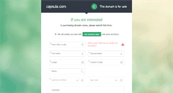 Desktop Screenshot of capsula.com